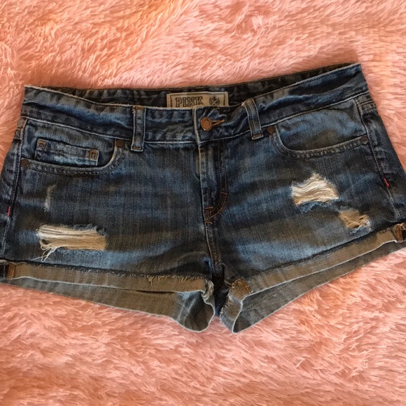 PINK Victoria's Secret Pants - Victoria Secret PINK Jean Shorts Sz6